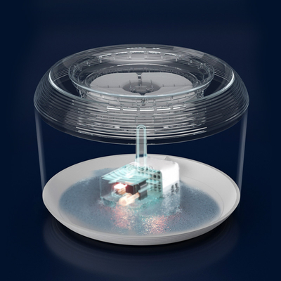 distributeur de l'eau d'animal familier de la grande capacité 2.5L, fontaine d'eau d'animal familier de C.C 5V