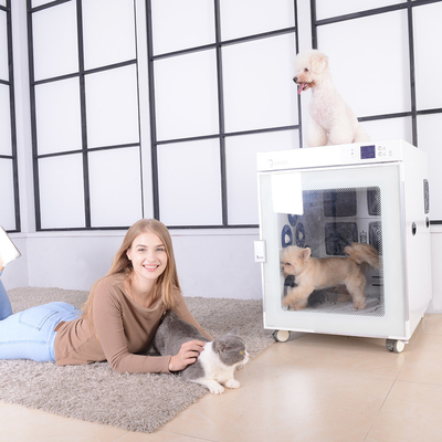 Ventilateurs portatifs de la pièce de séchage d'ANIMAL FAMILIER 2, sécurité de cage de dessiccateur de l'animal familier 1200W