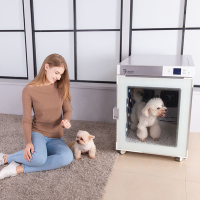 Boîte de séchage automatique pour animaux de compagnie en forme de cube pour sèche-cheveux intelligent pour animaux de compagnie pour chats en peluche