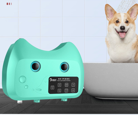 Machine multifonctionnelle de bulle de station thermale d'animal familier toilettant le dispositif nano de nettoyage 35W