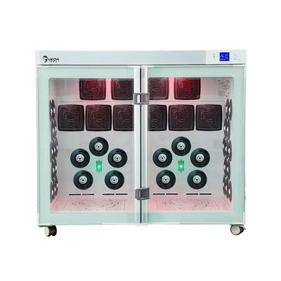 La pièce sèche d'animal familier portatif pour des chiens stérilisent 140Kg 220V 2700W avec 8 ventilateurs