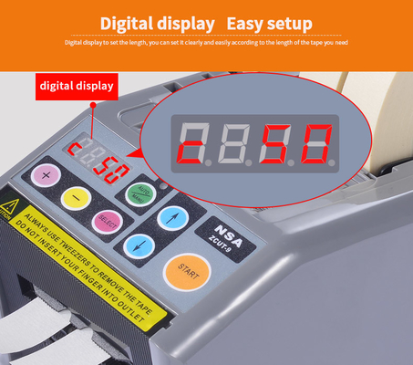 Largeur automatique du distributeur 60mm de la bande ZCUT-9 aucun rouleau avec la lame d'or